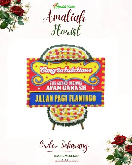 Sewa Papan Bunga Sinar Rambang