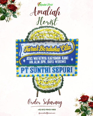 Papan Bunga Duka di Sinar Rambang